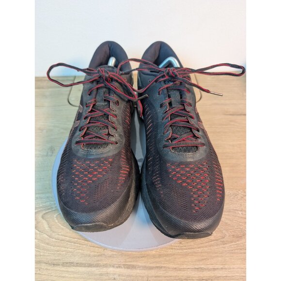 Asics Gel Kayano 25 Men\'s Running Sneakers Color Black Red | Size 12 Distressed main image 4
